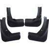 LIUTA Personalizzati Paraspruzzi Auto Parafango Compatibile per VW Golf 6 2012-2016,Parafanghi Protezione Set Anteriore Posteriore Fender Mudguard Splash Flap Accessori,4 Pezzi