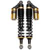 WABTU Ammortizzatori Per Moto Universale 400mm 15 3/4quot;Ammortizzatore ad aria for moto Sospensione posteriore Quad Scooter Dirt Bike Protezione dalla caduta del motore Ammortizzatore (Color : 4)