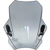 ZHAOSHIXU Parabrezza moto parabrezza parabrezza parabrezza frangivento (grigio chiaro)