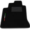 Somer Car Tappetino Auto SOLO LATO GUIDA 1pz compatibile con Daihatsu Terios 2005-2017 | 1 tappeto su misura in moquette, bandiera Italia