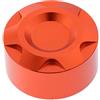 Tenlacum Tappo serbatoio liquido freno posteriore in alluminio CNC per KTM Duke 125 200 390 RC 125 390 (arancione)