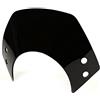 MOTO NOSTRA Parabrezza nero senza supporto compatibile per Vespa GT, GTL, GTS Super Sport, GTS Super 125, 250, 300