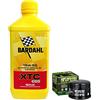 Motocar Kit tagliando Bardahl XTC C60 15W50 filtro olio Yamaha T-Max 500 530 Xciting