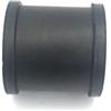 Mentasti RACCORDO MANICOTTO IN GOMMA TRA TUBO MARMITTA E SILENZIATORE MOTO SCOOTER CICLOMOTORI DIAMETRO INTERNO 32,5/32,5 MM LUNGHEZZA 44 MM