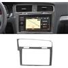 GQDGCU Copertura protettiva interna in fibra di carbonio, adesivo interno decorativo estetico per VW GOLF 7 2014-2020, accessori tuning per interni auto (pannello di navigazione)