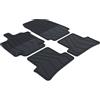 Kovvar Tappetini per Auto in Gomma adatti per Renault Clio 4-2012 - 2019 - Serie: Gomma