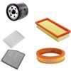 AOQ ORIGINAL QUALITY AOQ - KIT TAGLIANDO 3 FILTRI COMPATIBILE CON FIAT PUNTO (188) 1.2 BENZINA 44kw 60cv,38KW 52CV, dal '99 al 2011