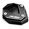 VJUXGTLTX Per Honda X-ADV 750 (2017-2020) X-ADV 750 (2021-2026) Accessori Moto Portachiavi Cavalletto Laterale Cavalletto Ingranditore Cuscino Di Estensione(B 17-20 Black)