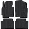 Travall Mats Tappertini Abitacolo Compatibili con Mazda CX-5 (2012-2017) TRM1107 - Tappertini Auto in Gomma Originali