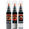 F FIRANTO FIRANTO Kit Riparazione Vernice Auto per Toyota 1F7 Ultra Silver - Set rimuovi Graffi per Vernice Auto 3in1-15ml Primer, Pennarello ritocchi Vernice, Vernice lucidante