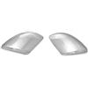 RE&AR Tuning Cromo Copertura dello Specchio Compatibile per Dacia Duster 2018-2021 Coppia Calotte Protezione per Specchietti Inox