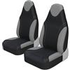 QILINGS Auto Coprisedili Per Citroen Per C1 Coprisedili Anteriori Stile Secchio Per Auto Universali Per Auto Camion SUV Protezione Per Sedili Auto Set Coprisedili(2Piece GRAY)