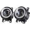 Reyukhn Faro fendinebbia 2 X Angel Eye Per Smart Per Fortwo (W453) 2014-2019 30W H11 LED Anteriore Auto Fendinebbia DRL Luci Marcia Diurna antinebbia(White)