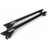 Owen Barre Portatutto 3.0 Pro I Colore nero I 120 cm I Universali per auto con rail basso sul tetto I Carico di di 90 kg I Montaggio a 2 minuti I Certificazione TÜV I Barre Portatutto per auto