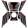 QIBBEI For VOGE SR4 MAX Motorcycle Fuel Tank Pad Stickers Gas Abrasive Decorative Decals Kits(Color4)