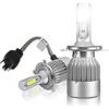 CLICLED Kit lampade H4 T6 fari auto luce fredda led cob 60w lampadine auto moto