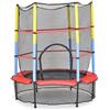 Trampolino da 55 pollici con rete interna rossa