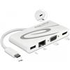 Delock Anschlsse Frontseite 1 x Gigabit LAN 10/100/1000 Mbps RJ45 Buchse 1 x HDMI-A 19