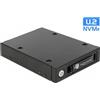Delock Telaio rimovibile da 35" per 1 SSD NVMe U.2 da 25" o HDD/SSD SATA/SAS