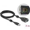 Delock Adattatore USB 2.0 Tipo-A a seriale RS-232 D-Sub 9 pin 25 kV isolamento g