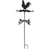 Esschert Design Meteo Gallo in Metallo, Marrone, 45 X 40 X 134.3, wv19