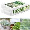 YNERHAI 10 x 15 m rete a rete da giardino, per alberi da frutto e piante, per verdure, mirtilli, cespugli di piante, protezione schermo