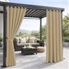 Paramaison Tenda Idrorepellente per Esterno First, Bretella con Bottone, Oscurante, Impermeabile, 150 x 270 cm, Beige, Tenda Idrorepellente Gazebo