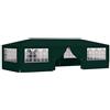 vidaXL Gazebo Professionale con Pareti 4x9 m Verde 90 g/m²