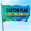 SXLONG Bandiera/striscione personalizzato - Striscione con bandiere personalizzate - crea la tua bandiera, Aggiungi la tua immagine/testo/logo per l'arredamento di giardini all'aperto