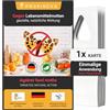 Proxinova Vespe parassite Contro tarme Alimentari - 1 Trappola & Repellente per tarme - Senza Chimica, Efficace, Alternativa Naturale alla Trappola per tarme in Cibo & Cucina