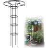 Generic Traliccio da giardino per piante rampicanti e fiori, antiruggine, verticale, traliccio per glicine, supporto per fiori da esterno, supporto per rampicanti, per rampicanti e rose