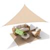 Avilia Tenda Ombreggiante Triangolare 5x5x5m - Protezione UV 95%, Impermeabile e Traspirante - Vela Parasole Ideale per Esterni, Terrazzo, Balcone e Giardino in Poliestere Traspirante