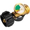 DOZYANT Indicatore di livello del serbatoio propano universale per camper, cilindro, barbecue, riscaldamento e altri dispositivi, tipo 1, nero