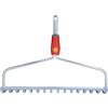 WOLF Garten Wolf-Garten 1648000 DO-M 40 Rastrello ad Arco, Rosso/Argento