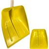 CRISALIDE® Badile in ABS Giallo - Pala Professionale Leggera e Resistente per Neve, Terra e Detriti - Materiale Antiurto - Ideale per Giardinaggio e Lavori Domestici - Manico non incluso