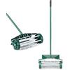 FANTASK Aeratore per Prato a Rullo con Manico, Verde, con Chiodi da 3 cm e paraspruzzi, aeratore Manuale 46 x 23 x 127 cm