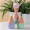 Lanmijia 4 Pezzi Picchi di innaffiatura in Terracotta, Cono Irrigazione Piante in Terracotta a Rilascio Lento, sistemas di Irrigazione Automatica per Piante per Terracottain Vaso per Esterni Esterni