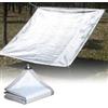 NEPHRA Telo Riflettente Auto, Rete Ombreggiante con Occhielli, 99% Rete Telo Ombra con Occhiellato per Esterno Auto Giardino Balcone Serra, Antigrandine, Ombreggiante(2mx3.5m)
