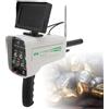 guoyjmm Rilevatore di Metalli, Scanner per Metalli Sotterraneo, Rilevatore di Metalli Sotterraneo con profondità di 30 M e Portata di 1000 M, con Display, per Oro, Argento, Rame e Diamanti
