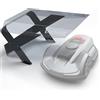 Idea Mower garage per robot tagliaerba Mobius compatibile con Sunseeker Orion, copertura contro le intemperie in policarbonato