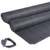 EUGAD 2 PCS Canniccio Fragivento in PVC Anti-Muffa Recinzione per Giardino Balcone Terrazza 500x90cm(LxA) Grigio