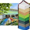 HQQMNY Tenda da Sole Rete di Protezione Solare con Occhielli Tasso di Ombreggiamento del 90% Rete Ombra Resistente ai Raggi UV Rete Ombra Ombrellone da Giardino Privacy(Colorato,4m x 4m)