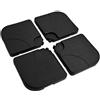 Outsunny Set 4pz Base per Ombrellone da Giardino in Plastica 50 × 50 × 7.5cm