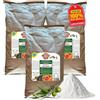 Bioki Caolino per agricoltura, 3 buste da 20 kg, alta micronizzazione per insetti molesti da applicare in frutticoltura, olivicoltura, viticoltura, floricoltura e giardinaggio.