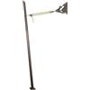 Maanta - EZ Mast 260cm Palo per vela ombreggiante con 5 punti di ancoraggi/occhielli in Acciaio Zincato/Sistema multivela e Ø70mm - Include Accessori, Corten - Inclinazione 80°