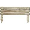 CRISCUOLO BRICO STORE Bordura per aiuole in legno in pino naturale per recinzioni giardino e terrazzo (55 x h 30 cm)