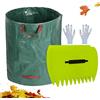 Yplkm Pale per foglie e artigli, rompighiaccio con manico ergonomico, pinza ergonomica con grande manico per il giardino | raccolta di palette da giardino e da cortile per foglie, e sporco