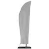 LZQpearl Copertura Ombrellone Impermeabile, Resistente Tessuto Antistrappo Resistente All'ombrello Copertura Per Ombrellone A Sbalzo Extra Grande, Impermeabile, Antivento, Anti-UV (Grey,205*25*57*48CM)