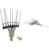 GrecoShop Testa Abbacchiatore Universale per Decespugliatore a Scoppio - Scuotitore Olive, Scuoti Olive Professionale, Ricambio Scuotiolive Fai-da-Te Rapido e Potente
