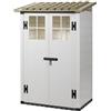 NOOR Casetta Porta Attrezzi PVC Tuscany EVO 100 Bianca
